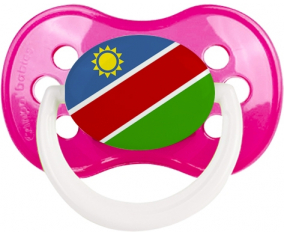 Namibia anatómica bandera tetina clásica rosa oscura