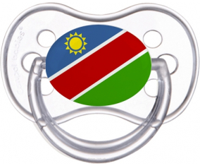 Namibia Clásica Bandera Tetina Anatómica Transparente
