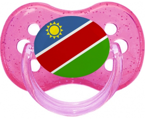 Bandera de Namibia Cereza Lollipop Rosa lentejuelas