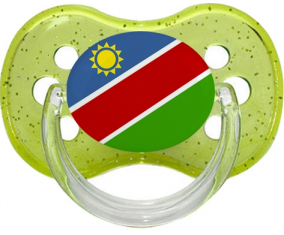 Bandera de Namibia Cereza Lollipop Verde lentejuelas