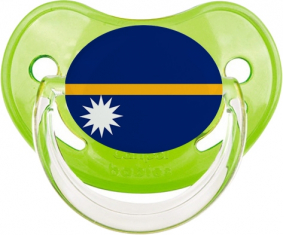 Nauru Clásico Verde Physiological Lollipop Bandera