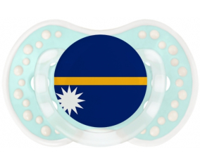 Bandera de Lollipop de Nauru lovi dynamic clásico retro-turquesa-laguna