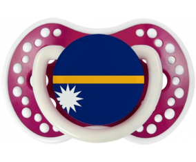 La bandera de Nauru Lollipop lovi dynamic Fucsia fosforescente