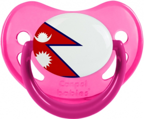 Bandera de Nepal Rosa fisiológica tetina fosforescente