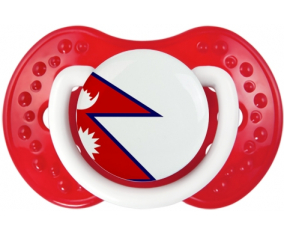 Bandera de suceto de Nepal lovi dynamic clásico rojo blanco