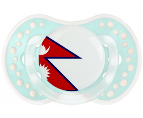 Bandera de Sucete de Nepal lovi dynamic clásico retro-turquesa-laguna