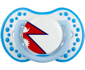 Bandera de Sucete de Nepal lovi dynamic fosforescente blanco-azul