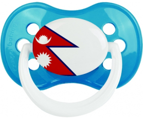 Nepal Dragon Classic Bandera anatómica del cian