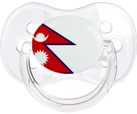 Nepal Bandera Azúcar Cherry Classic Transparente