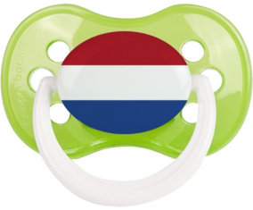 Bandera holandesa clásica verde anatómica lollipop