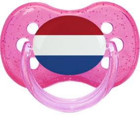 Bandera holandesa Cereza Lollipop Rosa lentejuelas
