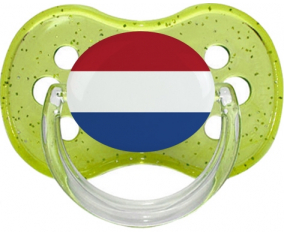 Bandera holandesa verde lentejuelas lollipop