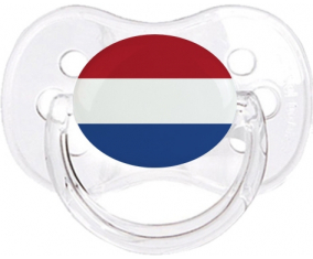 Bandera holandesa clásica transparente cereza lollipop