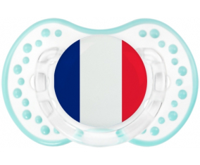 Nueva bandera de Caledonia Lollipop lovi dynamic clásico retro-blanco-laguna