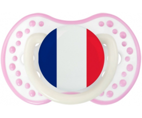 Nueva bandera de Caledonia lovi dynamic fosforescente blanco-rosa