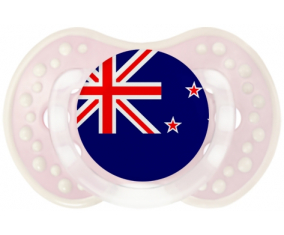 La bandera neozelandesa Lollipop lovi dynamic clásico retro-rosa-tierno