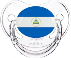 Bandera de Nicaragua Tetin Fisiológica Clásica Transparente