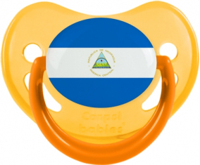 Bandera fisiológica de Nicaragua Fosforescente Amarillo