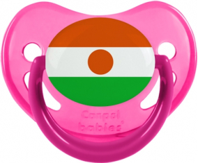 Rosa fosforescente de la bandera del dragón de Níger