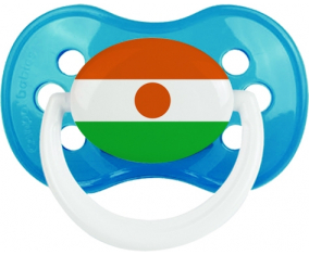 Bandera de Níger Clásica Piruleta Anatómica Cian