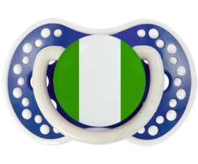 Bandera de Nigeria lovi dynamic azul marino fosforescente