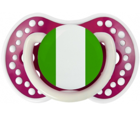 Bandera de Nigeria lovi dynamic fucsia fosforescente