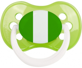 Nigeria Clásica Bandera Tetina Anatómica Verde