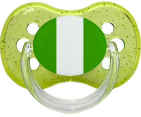 Nigeria bandera verde cereza brillo lollipop