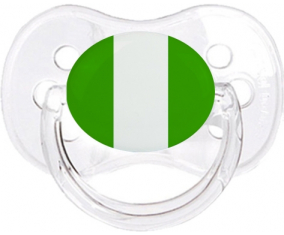 Nigeria bandera clásica transparente cereza lollipop