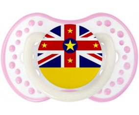 Niue Lollipop bandera lovi dynamic fosforescente blanco-rosa