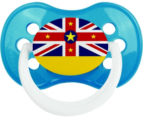 Niue Classic Cian Bandera anatómica lollipop