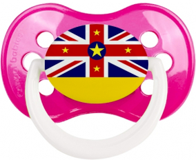 Niue Anatómica Lollipop Clásica Bandera Rosa Oscura