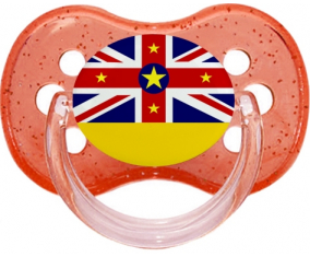 Niue Tetine Bandera de lentejuelas