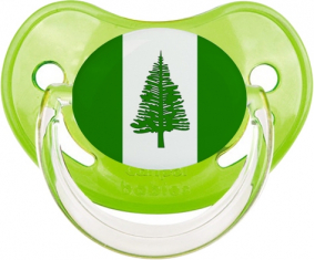 Bandera Norfolk Island Classic Tetina Fisiológica Verde