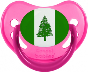Norfolk Island Bandera Fisiológica Tetina Fosforescente Rosa