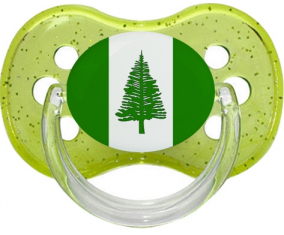 Norfolk Island Flag chupa lentejuelas verde cereza