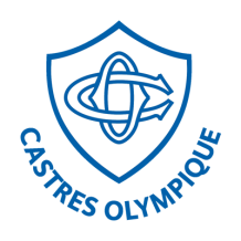 Logo de Castres Olympique, disponible en chupete-bebe.com, ideal para añadir un toque deportivo a los accesorios de tu bebé.