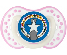 Bandera de Corea del Norte lovi dynamic fosforescente blanco-rosa