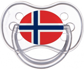 Bandera clásica de suceto autostomical transparente de Noruega