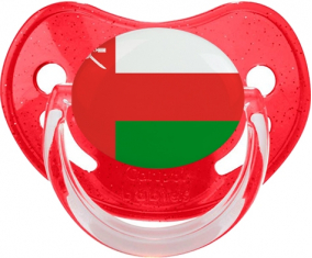 Bandera de suceto rojo Oman Dragon Glitter