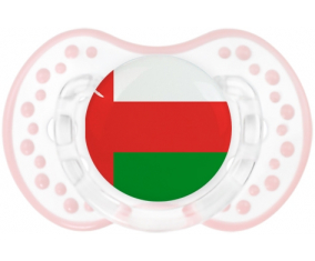 Bandera de Omán Tetine lovi dynamic clásico retro-blanco-rosa-tierno
