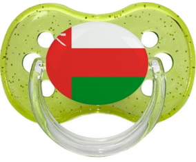 Bandera de Omán Verde Lentejuelas Lollipop