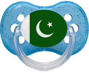 Bandera Pakistan Blue Cherry Lollipop lentejuelas