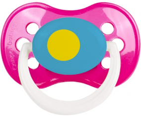 Bandera palau anatómica lollipop clásico rosa oscura