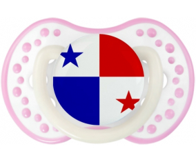 Bandera de Sucete de Panamá lovi dynamic fosforescente blanco-rosa