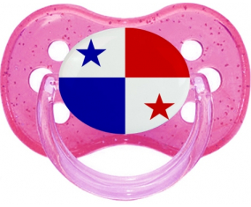 Bandera de Panamá chupa rosa de lentejuelas cherry cherry
