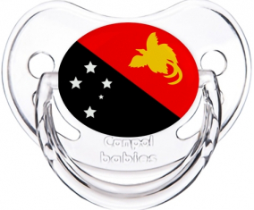 Papúa Nueva Guinea Bandera Clásica Fisiológica Transparente