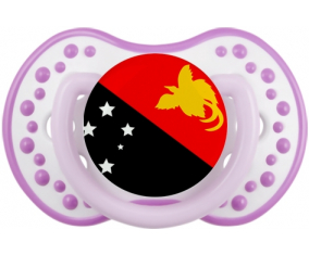 Bandera Papúa Nueva Guinea Tetina lovi dynamic Clásico White-Mauve