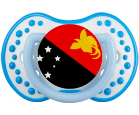 Papúa Nueva Guinea Bandera tetina lovi dynamic fosforescente blanco-azul