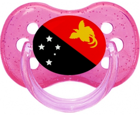 Bandera Papúa Nueva Guinea Cereza Lollipop Cherry Lentejuelas